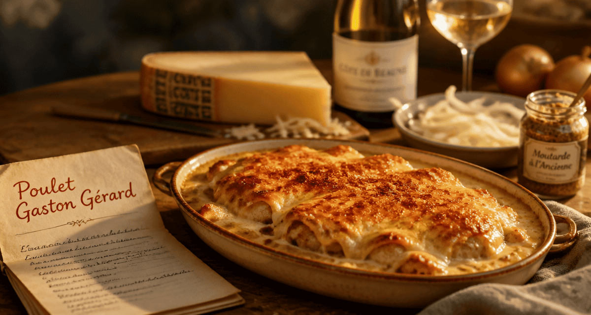 recette poulet gaston gérard cyril lignac gratiné