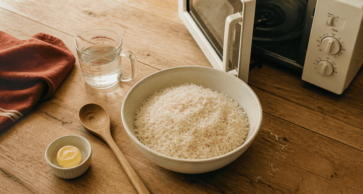 riz micro onde bol cuit cuisine