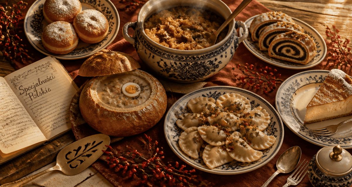 spécialité polonaise pierogi bigos desserts
