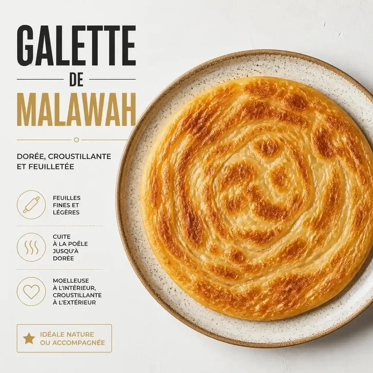 Recette de malawah traditionnel yéménite croustillant et feuilleté