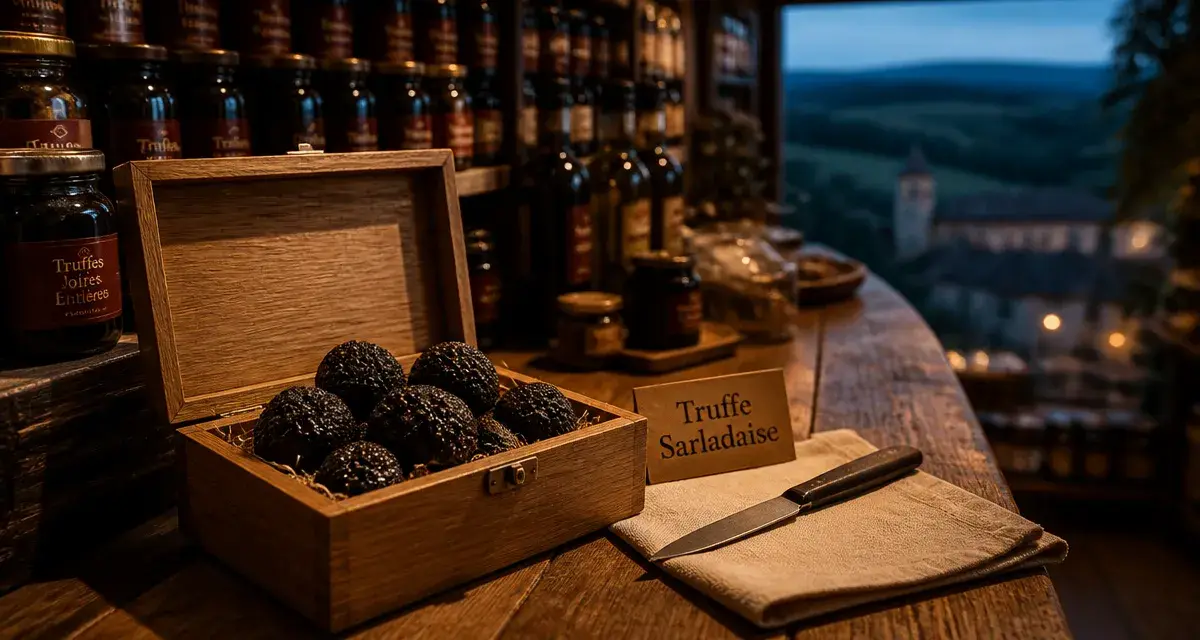 La truffe sarladaise à Vézac : truffes noires en épicerie fine