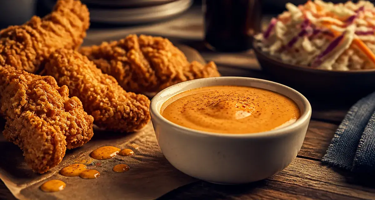 Original pepe sauce au paprika fumé, avec tenders de poulet croustillants