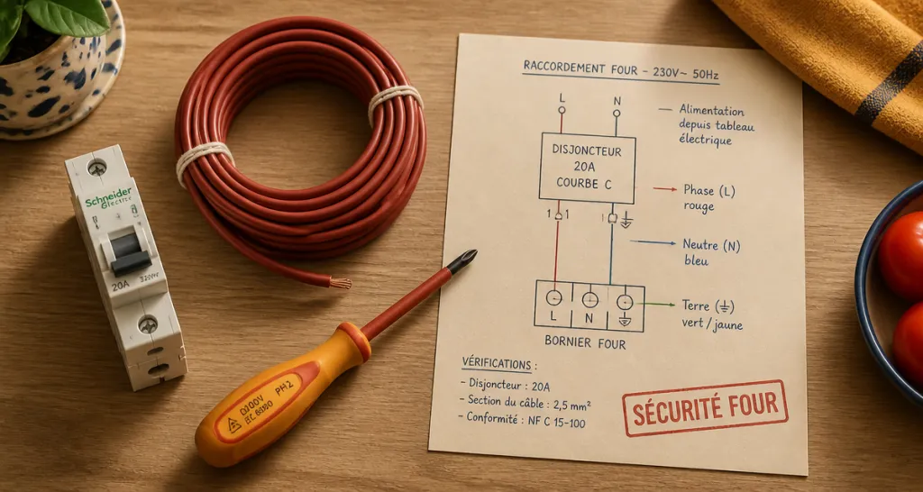 quel disjoncteur pour un four matériel électrique cuisine