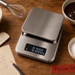 Balance de cuisine professionnelle 12 kg, précision 0,5 g, inox en cuisine pro