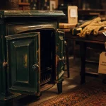 Poele fonte emaillee ancien, état et prix