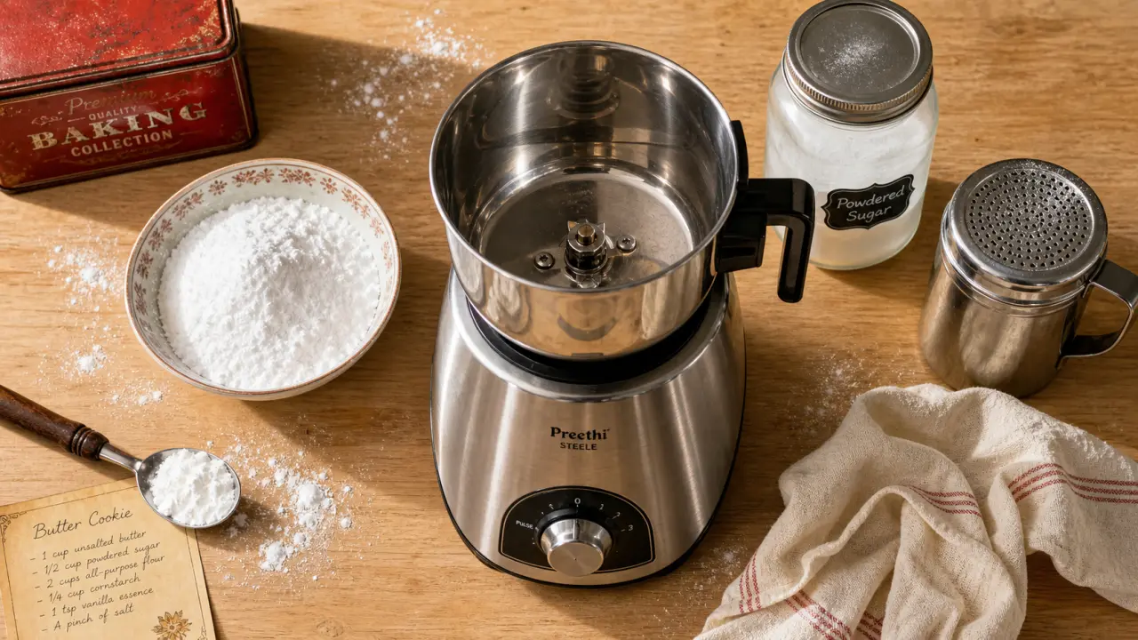Recette sucre glace maison : sucre glace fin en 2 minutes, ingrédients et mixeur