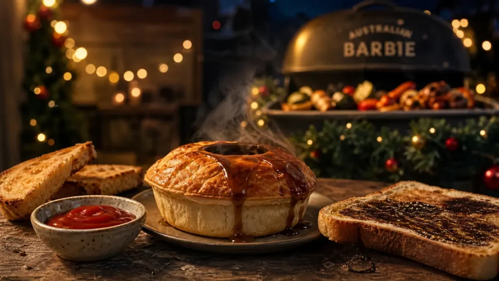 Plat australien : meat pie et tartine Vegemite