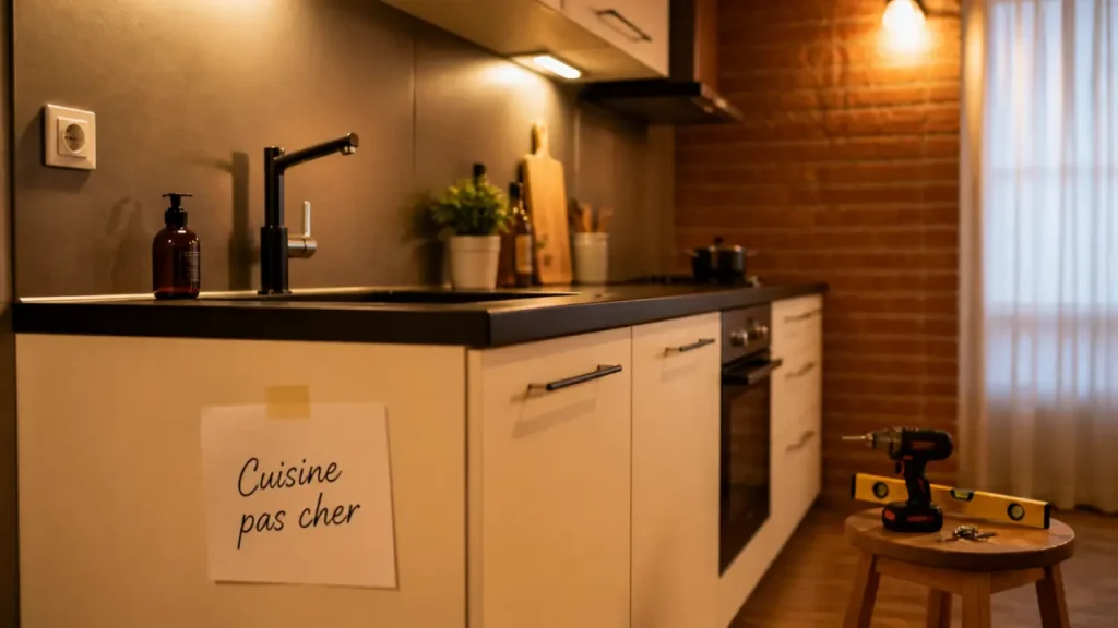 Faire une cuisine pas cher : kit, occasion ou DIY dans une cuisine rénovée