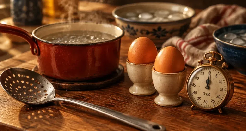 Cuisson des oeufs : jaune coulant en 3 minutes