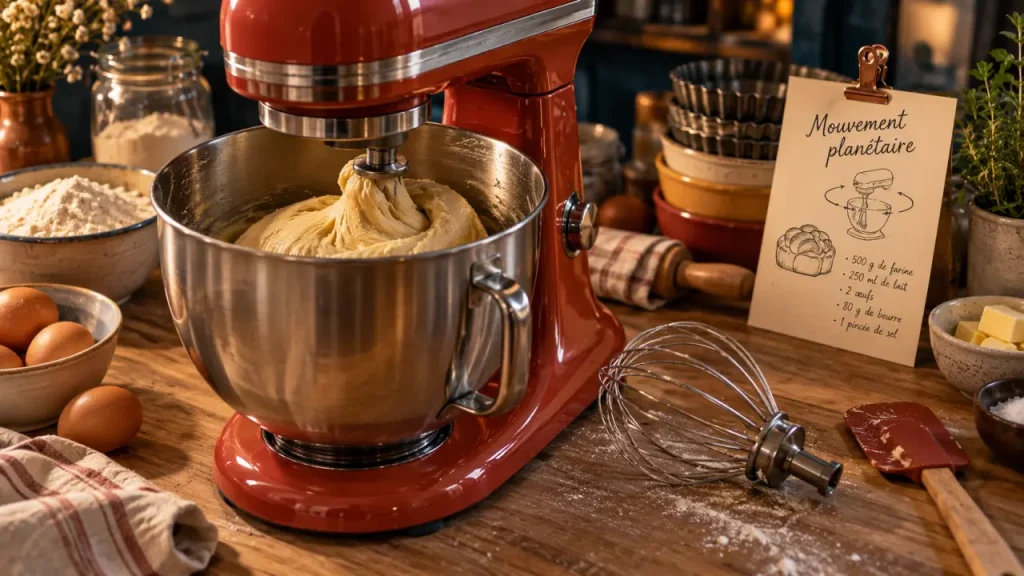 Robot cuisine Smeg pour pâtisserie, bol inox et accessoires